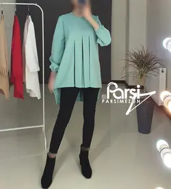 شومیز سه پیله پشت بلند