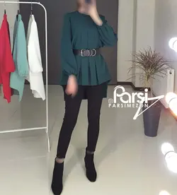 شومیز سه پیله پشت بلند