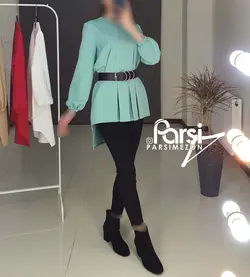 شومیز سه پیله پشت بلند