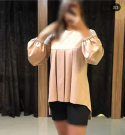 شومیز سه پیله پشت بلند