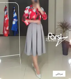 شومیز حاشیه گل