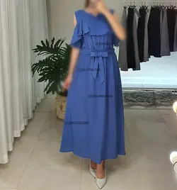 پیراهن کمرکش کمربنددار