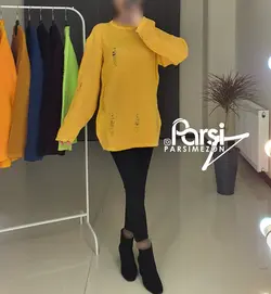 بلوز بافت زاپدار