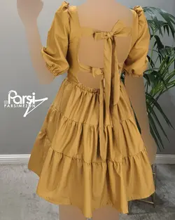 پیراهن عروسکی پشت بندی