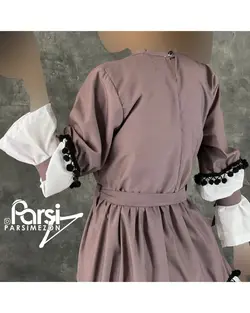 پیراهن سه چین ترکیبی