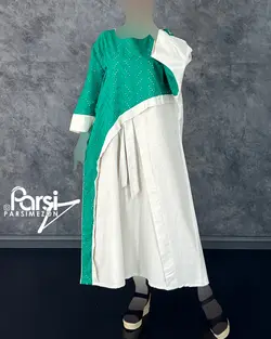 پیراهن لینن ترکیبی