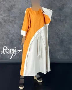 پیراهن لینن ترکیبی