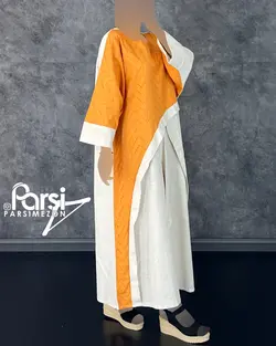 پیراهن لینن ترکیبی