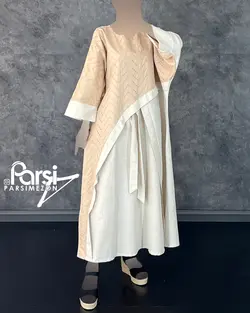 پیراهن لینن ترکیبی