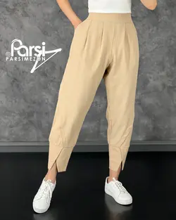 شلوار چاکدار لینن