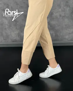 شلوار چاکدار لینن