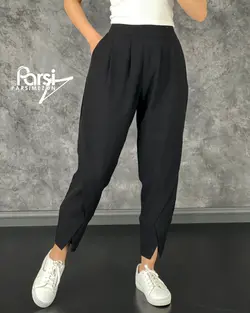 شلوار چاکدار لینن