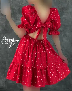 پیراهن عروسکی آستین پف