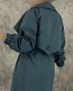 بارانی بلند کمربندی