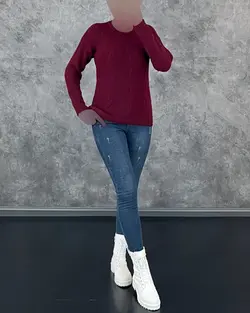 بلوز بافت کوتاه