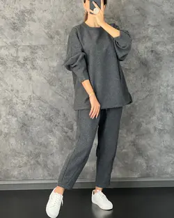 بلوز شلوار ساده