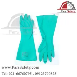 دستکش ایمنی ضد حلال Ansell مدل Sol-Vex 37-695 | فروشگاه ایمنی پارس