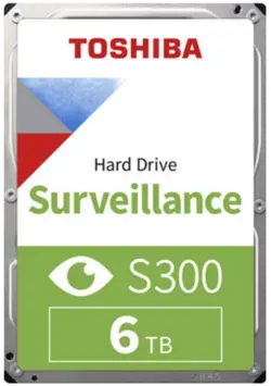 هارد دوربین مداربسته 6 ترابایت Toshiba مدل Surveillance S300 HDTW860