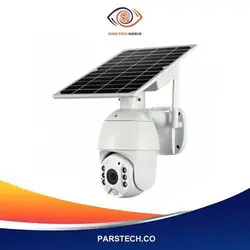 دوربین مدار بسته خورشیدی چرخشی سیم کارتی 4G