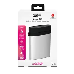 هارد اکسترنال سیلیکون پاور مدل Armor A85 ظرفیت 5 ترابایت