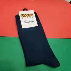 جوراب سرمه ای کد106