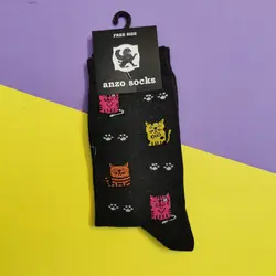 جوراب طرح گربه