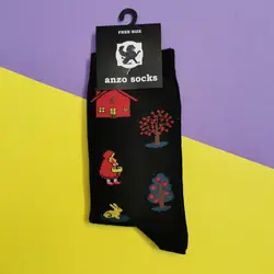 جوراب طرح پیرزن