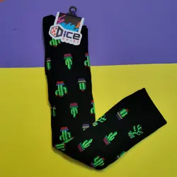 جوراب طرح کاکتوس