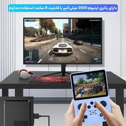 کنسول بازی دستی WFUN R35s با ظرفیت 64GB - آبی