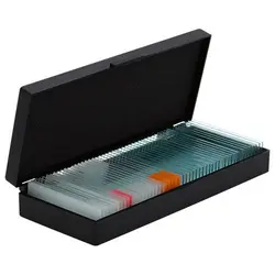 جعبه جای لام 100 عددی با درب لولایی قفل دار - تجهیزات آزمایشگاهی پکو