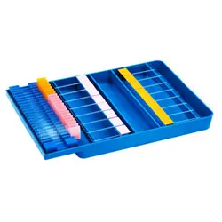 سینی رنگ آمیزی پلاستیکی با جای لام شیاردار - تجهیزات آزمایشگاهی پکو