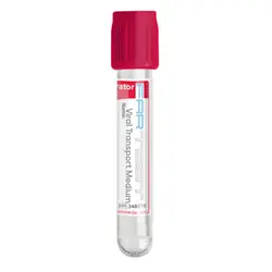 لوله حمل نمونه VTM 2/5ml تست کرونا 100*16 - تجهیزات آزمایشگاهی پکو