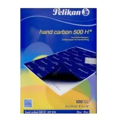 کاغذ کاربن آبی مدل پلیکان سایز A4 _ بسته 10 عددی