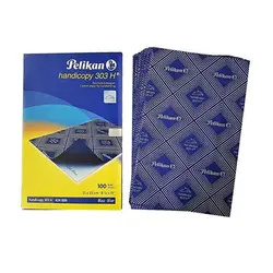 کاغذ کاربن آبی مدل پلیکان سایز A4 _ بسته 10 عددی