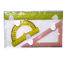 ست نقاله گونیا خط کش ژله ای