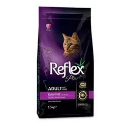 خرید غذای گربه رفلکس پلاس مرغ گورمت 1/5 کیلویی 15 کیلویی - پت مارکت 24