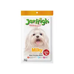 تشویقی سگ جرهای با طعم شیر (JerHigh Milky)