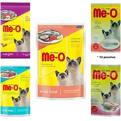 قیمت و خرید پوچ گربه بالغ Me-o در 5 طعم - پت مارکت 24