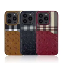 قاب پولو مدل جا کارتی Santa Barbara Polo Plaid مناسب برای Apple iPhone 14 Pro