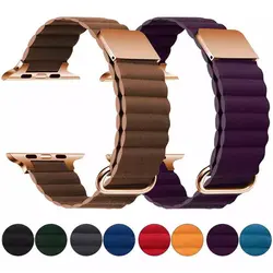 بند چرمی اپل واچ مدل Leather Loop