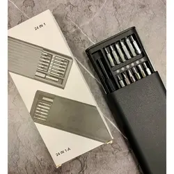 ست ابزار و پیچ گوشتی با 24 سری متفاوت