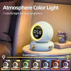 ساعت رومیزی و اسپیکر ASTRONAUT WAKE UP LIGHT