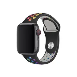 بند سیلیکونی اپل واچ مدل نایک هفت رنگ | Nike apple watch band