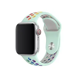 بند سیلیکونی اپل واچ مدل نایک هفت رنگ | Nike apple watch band