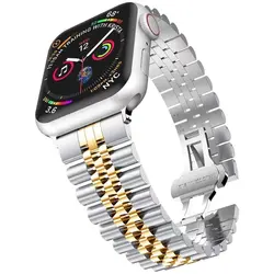 بند فلزی اپل واچ مدل Five Bead