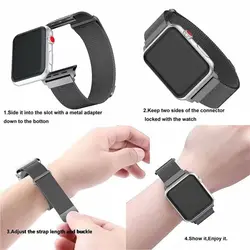 بند فلزی اپل واچ مدل Milanese Loop
