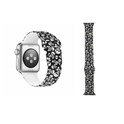 بند سیلیکونی اپل واچ طرح Skull