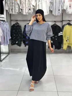 پیراهن بلند دو تیکه (۱۸۸۹) - پوشاک زنانه سهیل