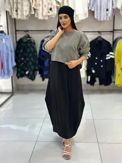 پیراهن بلند دو تیکه (۱۸۸۹) - پوشاک زنانه سهیل