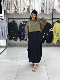 پیراهن بلند دو تیکه (۱۸۸۹) - پوشاک زنانه سهیل